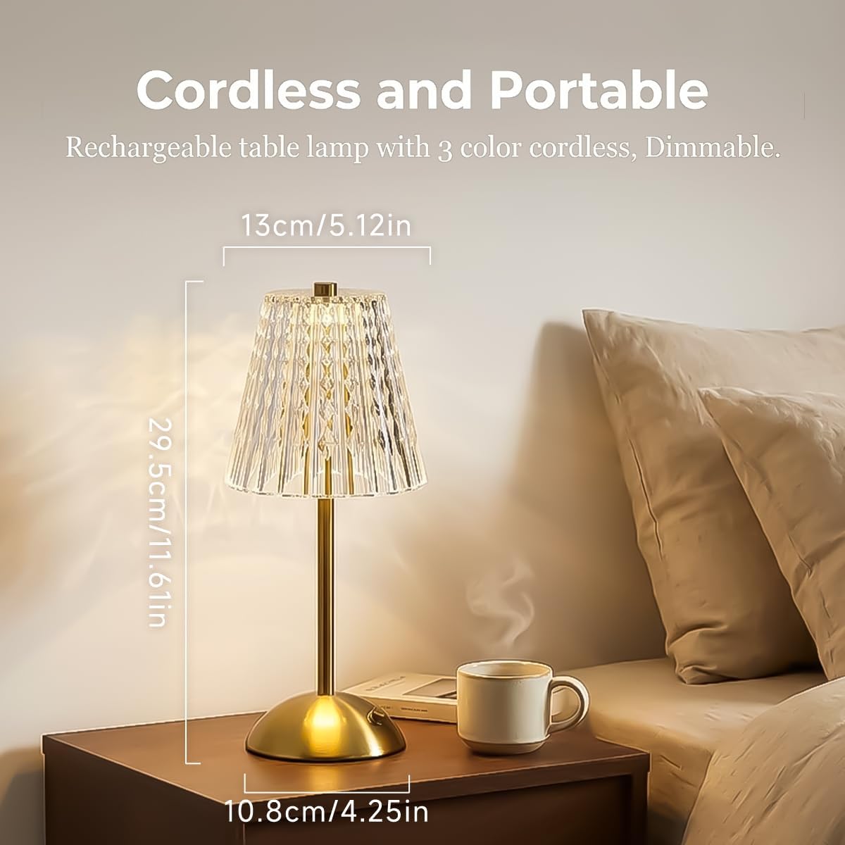 Rechargeable Cordless Table Lamp