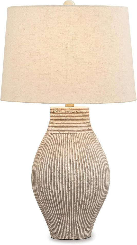 Signature Design by Ashley Layal 29" Table Lamp, Living Room, Beige