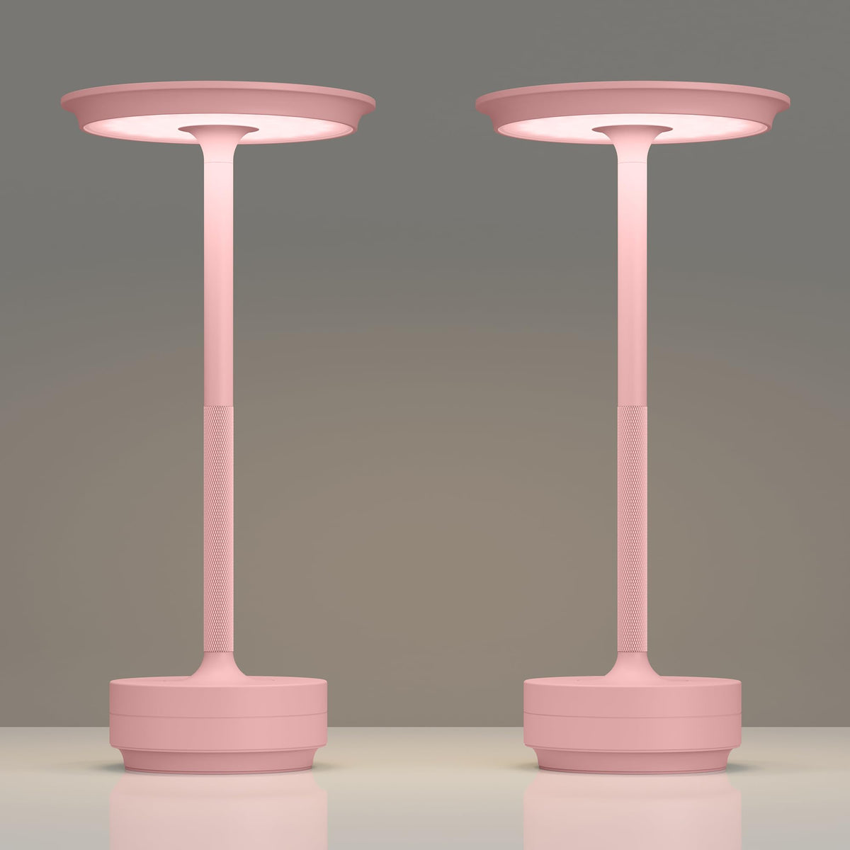 TBBGA 2 Pack Rechargeable Cordless Table Lamp, 5000mAh Battery Table Light