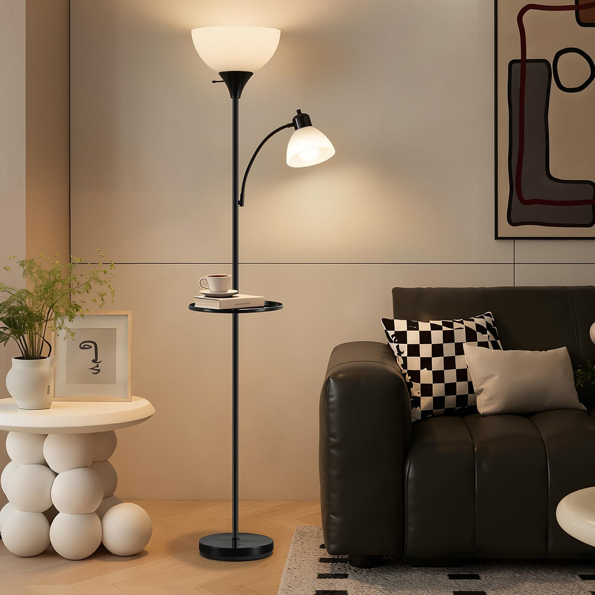 Luvkczc Floor Lamps for Living Room, 72" Tall Torchiere Floor Lamp