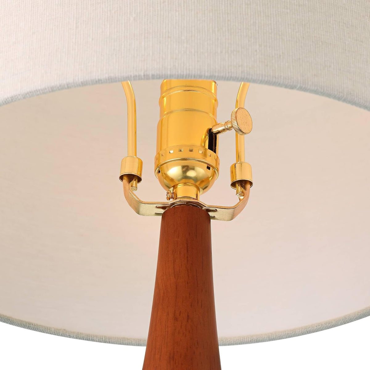 Andi 25" High 3-Way Table Lamp Modern Green Ceramic Cottage Mid Century